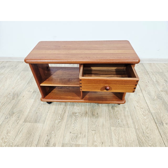 Scandinavian Teak TV Hi-Fi Cabinet, 1970s For Sale - Image 10 of 13