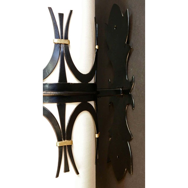 Pair of Vintage Neo-Baroque Era Wall Sconces For Sale - Image 4 of 5