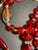 Bohemian/Czech Exceptional Glass Ruby Necklace From Jablonec Nad Nisou Region, Mid-Century Pressed Molded Glass For Sale - Image 9 of 10