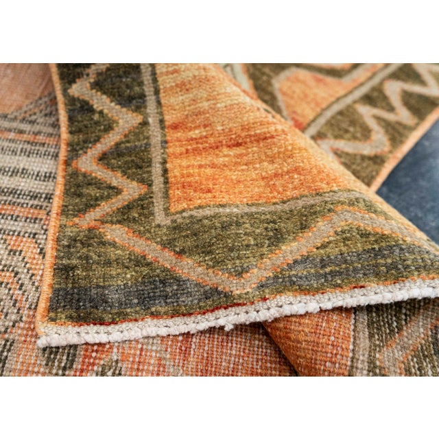 Turkish Vintage Rug 3'6" x 10'5" #21125 For Sale In Houston - Image 6 of 8