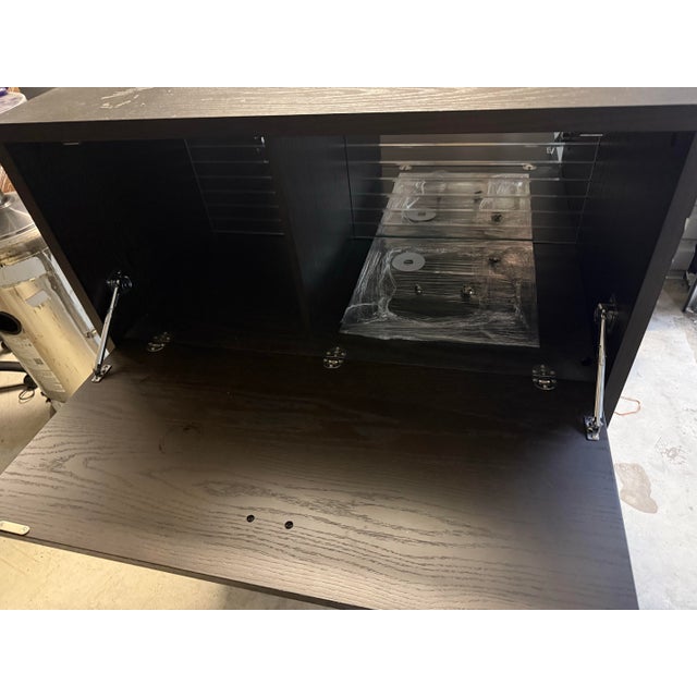 2010s Mid-Century Bar Cabinet For Sale - Image 5 of 8