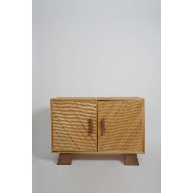 Wood Arrabida Rattan and Walnut Sideboard by Barracuda Interiors For Sale - Image 7 of 7