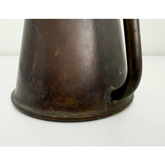 Mid 20th Century Vintage Brass Watering Can For Sale - Image 5 of 8