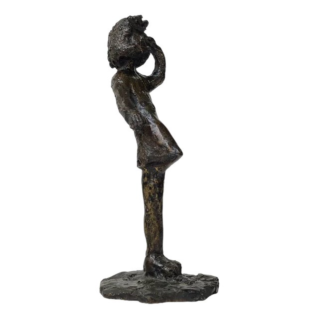 Brutalist Bronze Sculpture in the style of Alberto Giacometti For Sale
