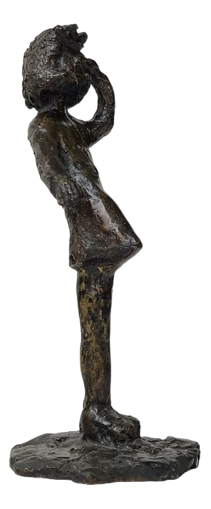 Brutalist Bronze Sculpture in the style of Alberto Giacometti