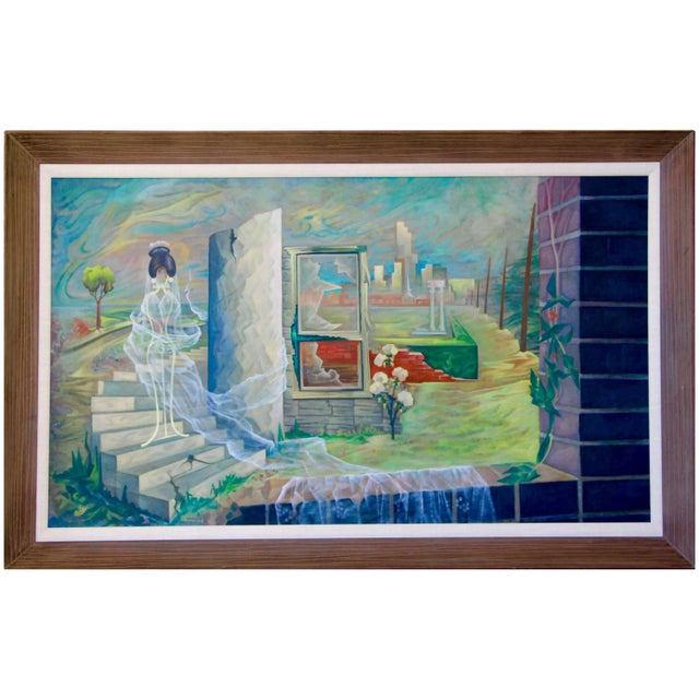 Cees Brokke "The Spirit of the House" Painting For Sale - Image 11 of 11