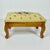 1960s Vintage Americana Arts & Crafts Folk Art Needlepoint Footstool For Sale - Image 14 of 17