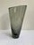 Per Lutken Holmegaard Per Lutken for Holmegaard, Danish Modern Smokey Grey Glass Vase, Signed, Circa 1960s For Sale - Image 4 of 11