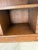 Vintage Romweber Viking Oak Media Console With Rare Brass Horseshoe Inlays For Sale - Image 9 of 9