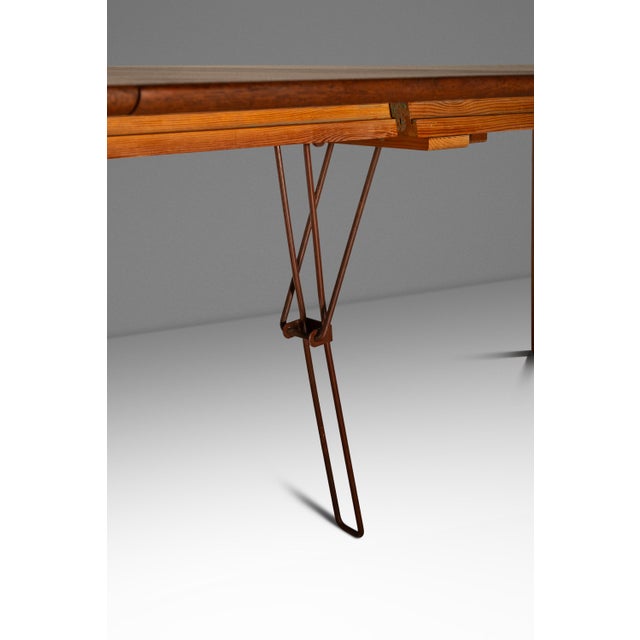 Danish Mid-Century Modern Extension Dining Table in Teak Attributed to Harry Østergaard for Randers Møbelfabrik, Denmark, C. 1960s For Sale - Image 15 of 17