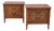 1950s Pair of Faux Bamboo Nightstands by Broyhill For Sale