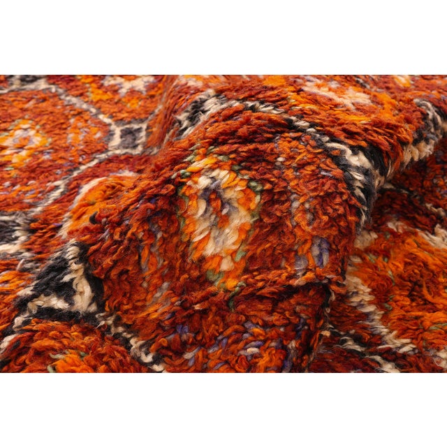 Vintage Beni M'Guild Moroccan Rug, 06'10 X 11'03 For Sale In Dallas - Image 6 of 10