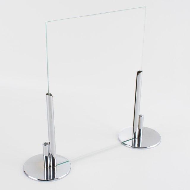 Art Deco Modernist Chrome Picture Frame, France 1930s For Sale - Image 11 of 11