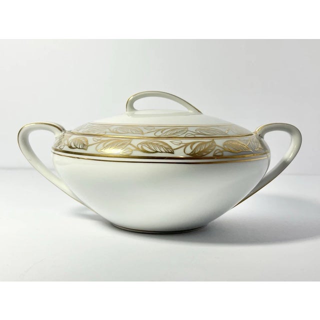 1950s Noritake “Greta” Bone China Serving Hostess Dinnerware Set - 6-Piece For Sale - Image 12 of 14