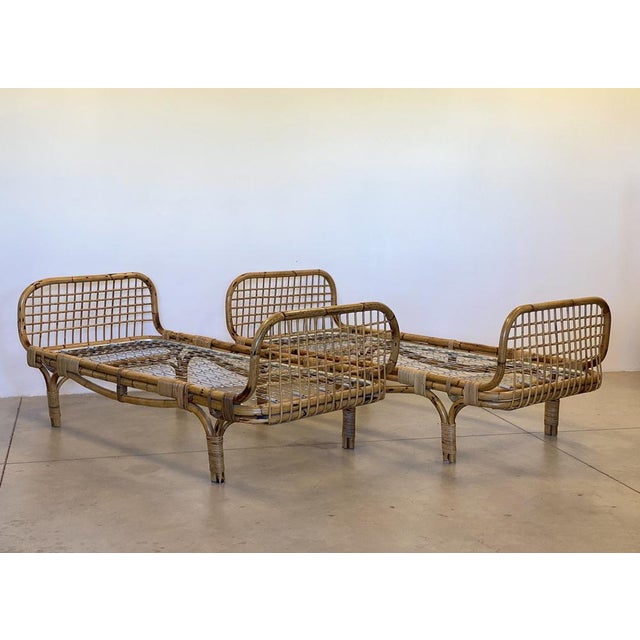 Set of Bamboo Daybeds by Tito Agnoli, 1970 For Sale - Image 17 of 17