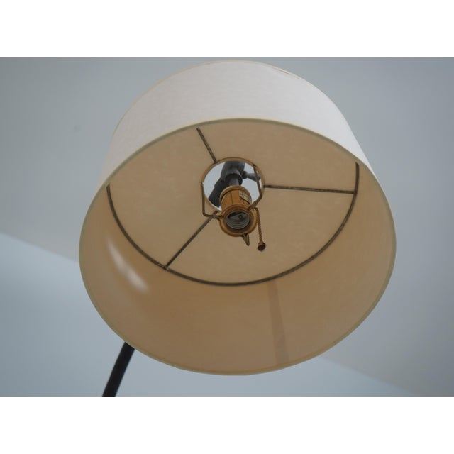 Black 1980s Baker Wrought Iron Industrial Middletown Floor Lamp For Sale - Image 8 of 11