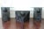 Black 1980s Postmodern Coffee Table and Side Tables Set of 3 For Sale - Image 8 of 12