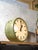 Double-Faced Illuminated Railway Station Clock with Green Quartz Conversion from RFT, Germany, 1950s For Sale - Image 14 of 14