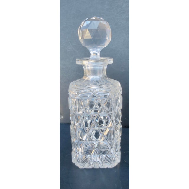 Mid-Century Modern Mid 20th Century Crystal Whiskey Decanter For Sale - Image 3 of 8