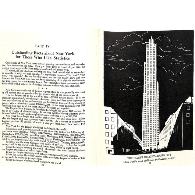 "New York the Giant City: An Introduction to New York" 1939 Portor, Laura Spencer For Sale - Image 12 of 12