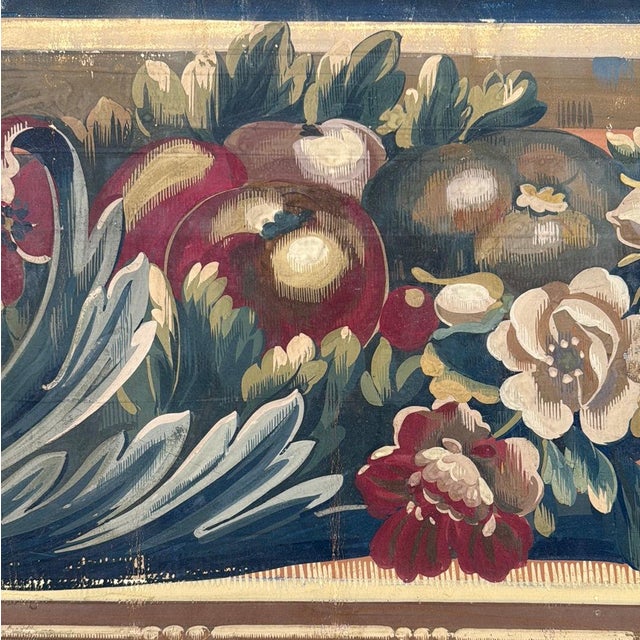 French Framed Wallpaper Panel For Sale - Image 3 of 4