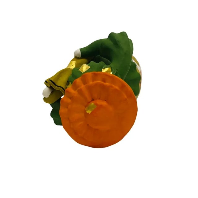 Vintage Russian Dymkovo Doll Female Folk Art Pottery For Sale In Atlanta - Image 6 of 7