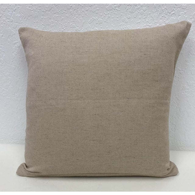 Textile 16" Square Pillow With a Traditional Mallard Duck Watercolor-Look Pattern - Made in Uk. For Sale - Image 7 of 9