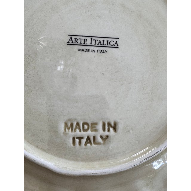 Ceramic Estate Arte Italica Venezia Dishes - Set of 18 Service for 6 For Sale - Image 7 of 16