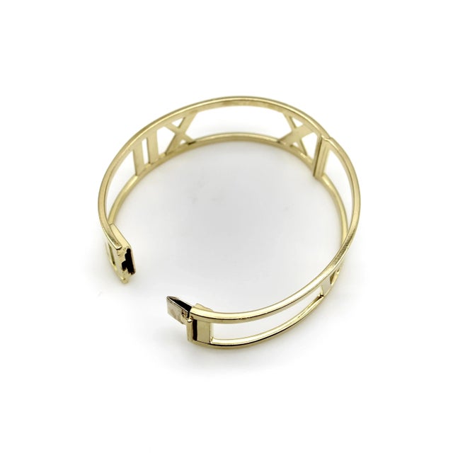 Vintage 18k Gold Tiffany & Co. Atlas Bracelet For Sale In Los Angeles - Image 6 of 12