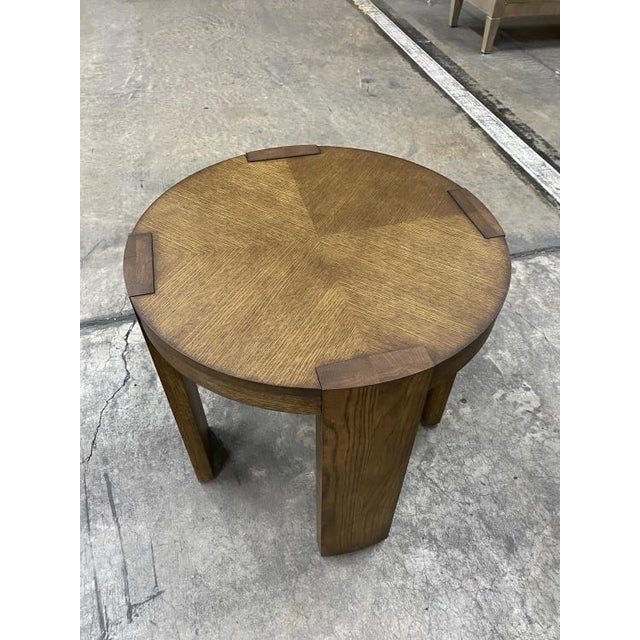 Transitional Century Furniture Small Chairside Table For Sale - Image 3 of 3