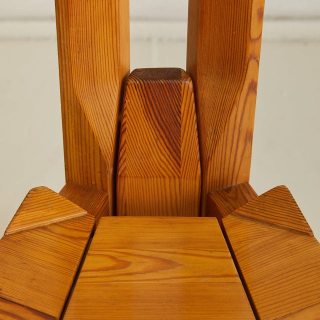 Finnish Pine Bistro Table and 'Rantasipi' Chairs by Arnold Lerber, 1970s For Sale In Chicago - Image 6 of 11