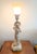 Vintage Art Deco Alabaster Lamp With Frosted Glass Shade. For Sale - Image 9 of 9