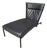 Vintage Black Leather Chaise Longue by Peter Mally for COR, 1990s For Sale