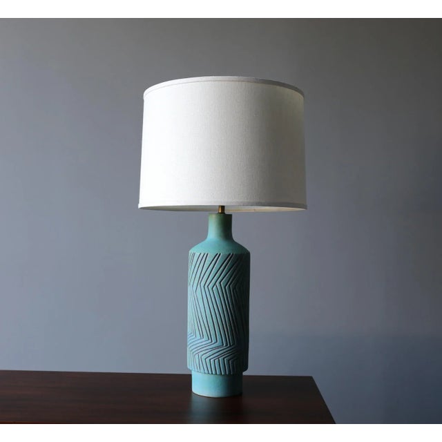 Ceramic Raymor Ceramic Table Lamp, Italy, C.1960 For Sale - Image 7 of 10