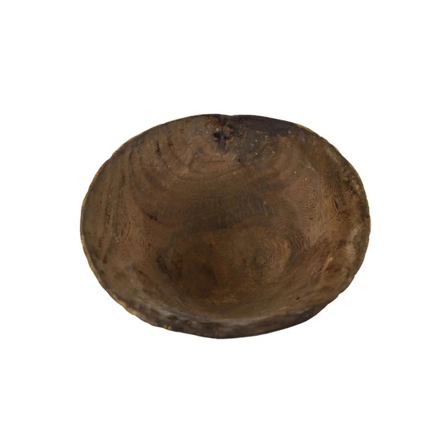 Wood Early 20th Century Nupe Wood Bowl Nigeria For Sale - Image 7 of 7