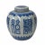 2020s Hand-Paint Fok Longevity Characters Blue White Porcelain Ginger Jar For Sale - Image 5 of 6