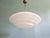 Bauhaus Pendant Light in White Opaline Glass, 1930s For Sale - Image 9 of 13