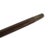 Brown Stylized Deer Hoof Carved Wood Crook Handle Walking Stick Cane For Sale - Image 8 of 9