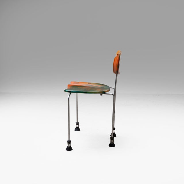 Broadway Chairs by Gaetano Pesce for Bernini, 1980s, Set of 4 For Sale - Image 9 of 18