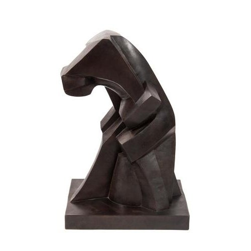 1910s Sándor Bánszky, Bending Figure, 1914, Bronze For Sale - Image 5 of 6