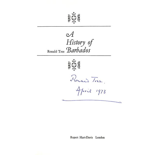 Traditional "A History of Barbados" 1972 Tree, Ronald For Sale - Image 3 of 12