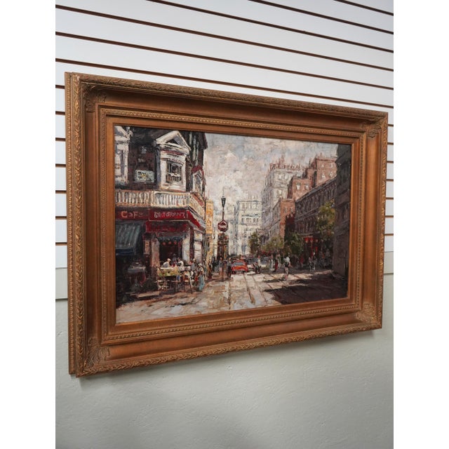 Age: Approx. 40 Years Old Details: Quality Construction Appears To Be French Street Scene Offered @ Fraction of Original...