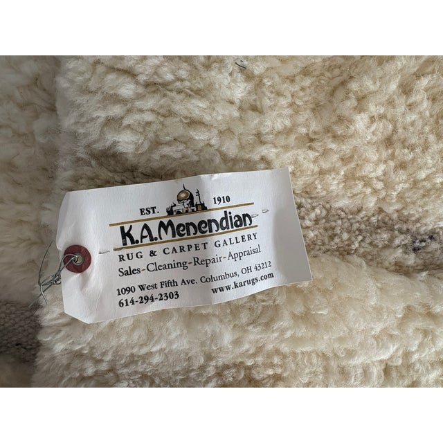 Rh Eli Wool Rug – 12' × 15' Natural | Hand-Knotted New Zealand Wool | Moroccan-Inspired Contemporary Design For Sale - Image 14 of 18
