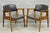 Vintage Boling Chair Co Mid Century Modern Walnut Lounge Arm Chairs (B) - Pair For Sale - Image 17 of 17