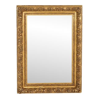 Fine Antique Gilt Barbizon Frame Fitted as a Mirror For Sale