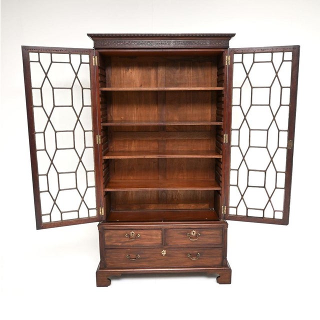 Antique Georgian Bookcase, 1800s For Sale - Image 4 of 12