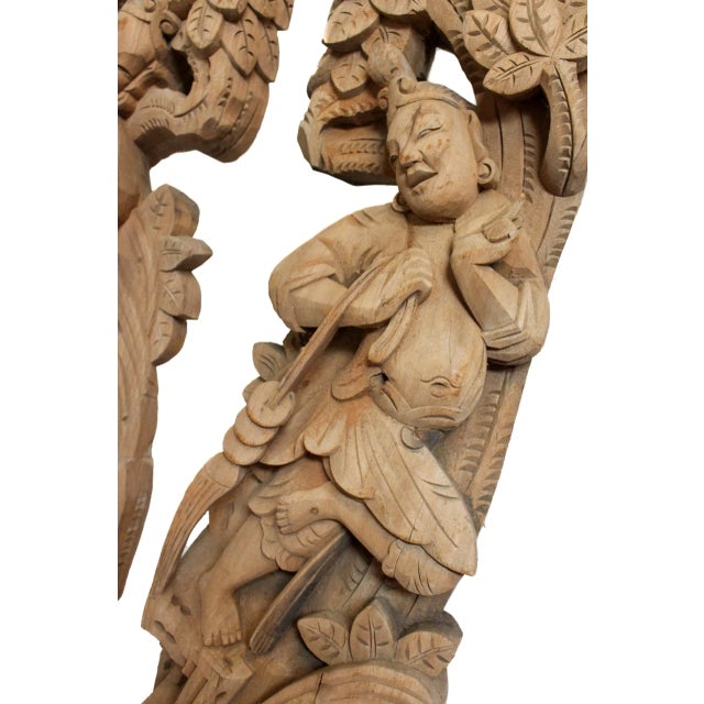 1950s Architectural Fragments Wall Art Carving For Sale - Image 5 of 10