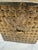 Cabin Vintage Midcentury 1960s Brass Textured Tissue Box Cover For Sale - Image 3 of 8