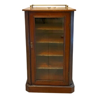 Antique Victorian Mahogany Sheet Music Cabinet, 1880s For Sale