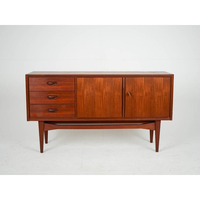 Brown Vintage Teak Sideboard, 1960s For Sale - Image 8 of 9